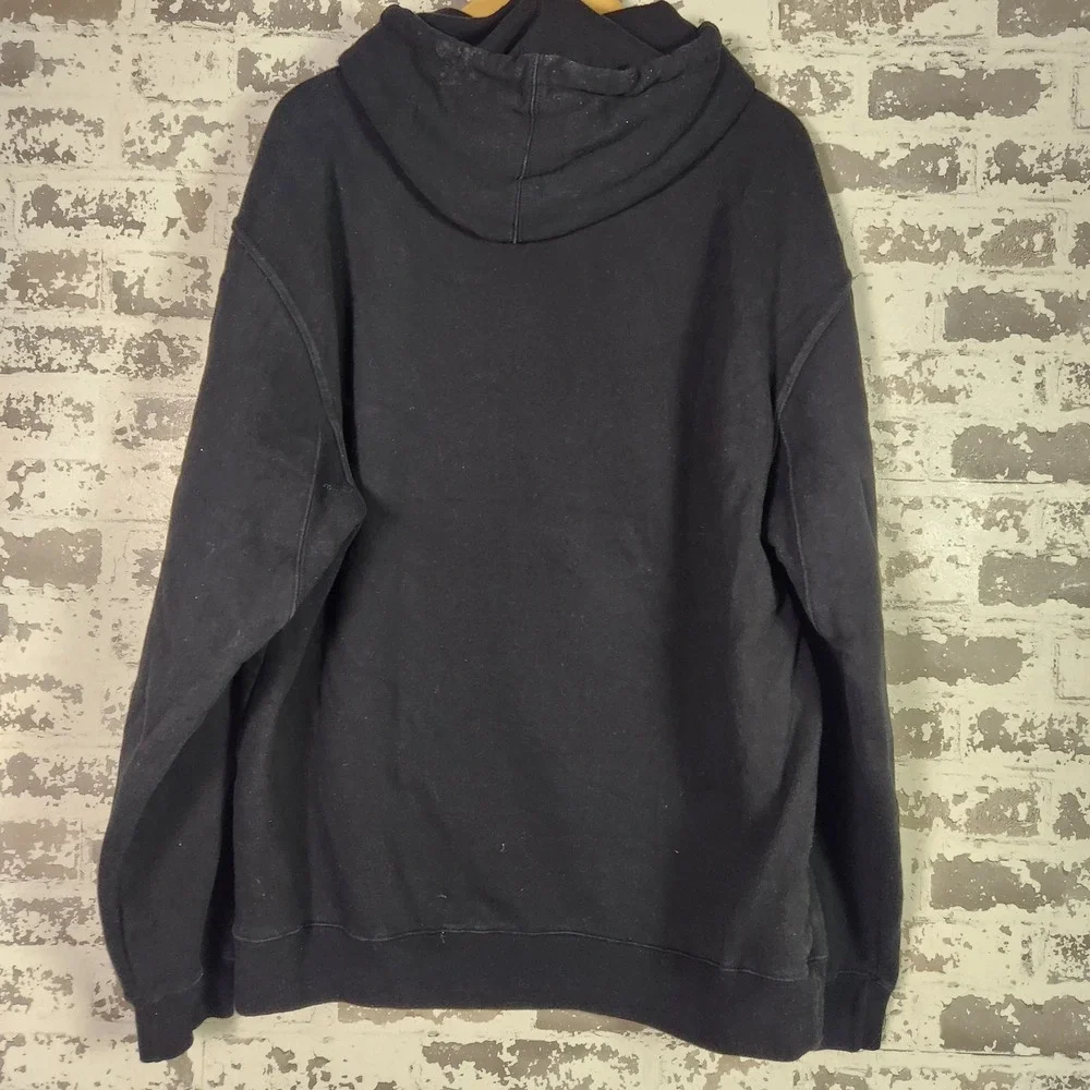 Friday Beers Almost Friday‎ Hoodie Men's XL Black Colorful Graphic Sweatshirt